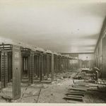 The stacks under construction, in 1907.